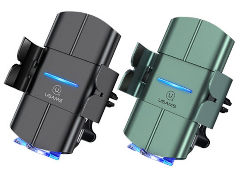 پایه نگهدارنده هوشمند و شارژر وایرلس یوسامز Usams US-CD133 Wireless Charging Car Holder