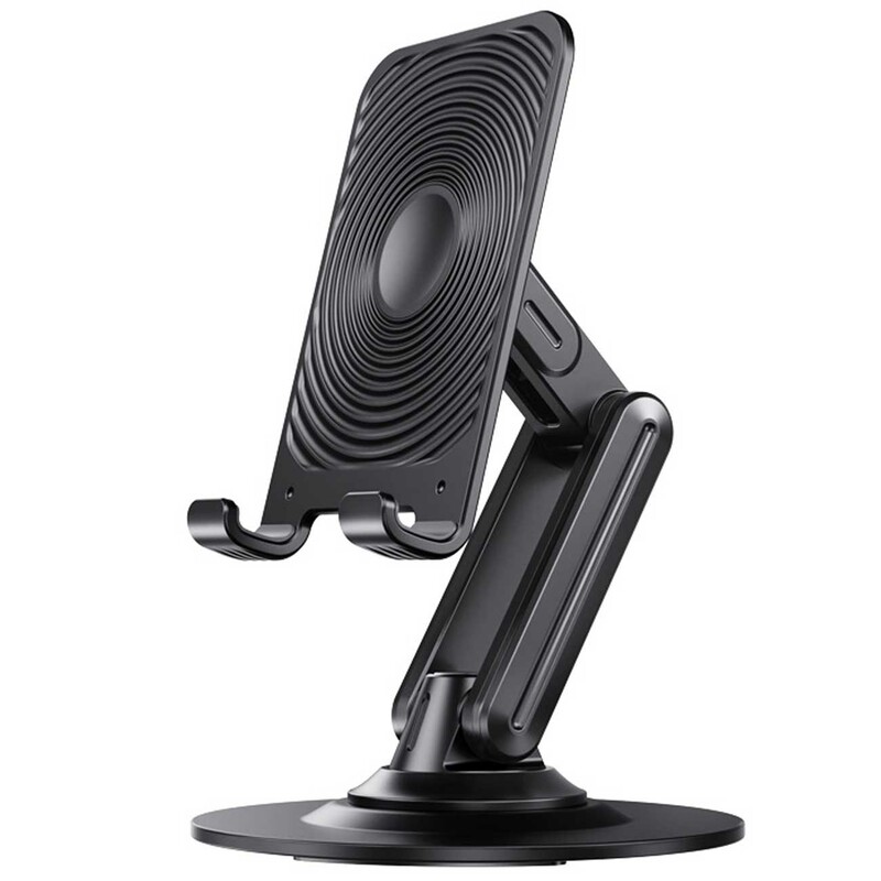 هولدر گوشی موبایل و تبلت رومیزی فلزی تاشو با چرخش 360 درجه بونروی L08