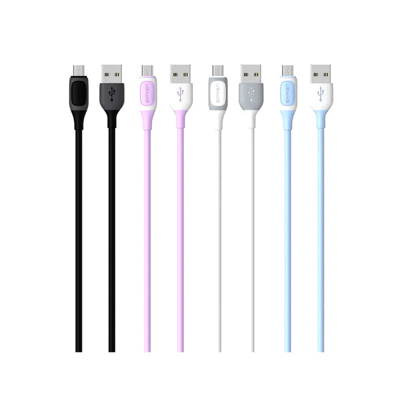 کابل شارژ سریع یو اس بی به میکرو یو اس بی یک متری یوسامز USAMS US-SJ597 Micro Charging & Data Cable