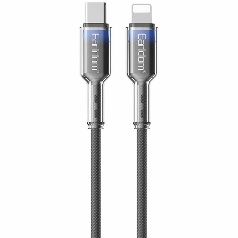 کابل تایپ سی به لایتنینگ ارلدام مدل EC-204C-L توان 27 وات یک متر