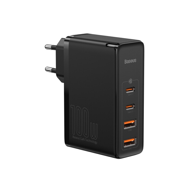شارژر دیواری سوپر فست شارژ 100 وات بیسوس Baseus CCGAN100UE GaN2 Pro Quick Powerbank Charger