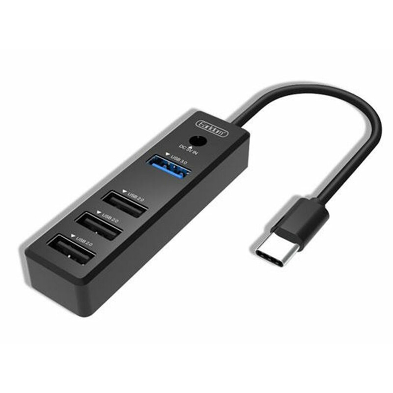 هاب تایپ سی 4 پورت ارلدام Earldom ET-HUB08 USB-C Hub
