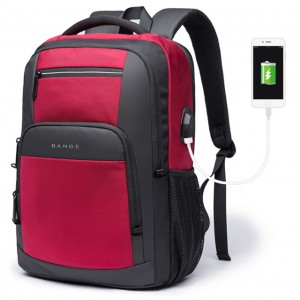 کوله پشتی ضد آب یو اس بی دار بنج BANGE BG-1921 Waterproof Backpack with USB Charging Port