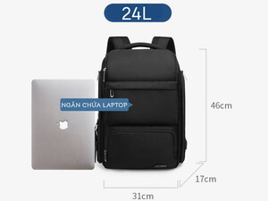 خرید کوله پشتی یو اس بی دار ضد آب بنج BANGE BG-7309 - Multifunctional Anti-Theft Travel Laptop Backpack