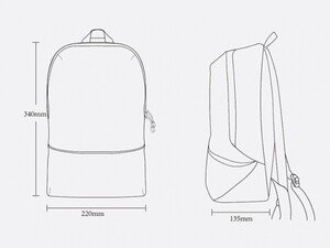 کوله پشتی مینی شیائومی Xiaomi Backpack Youpin zajia mini