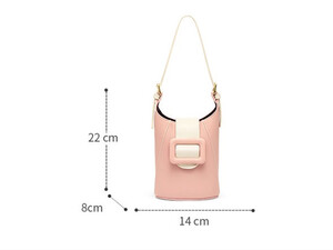 خرید کیف شانه ای زنانه طرح چرم TAOMICMIC D7060 Crossbody Phone Bag