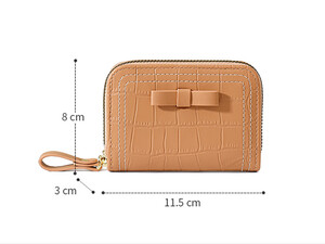 کیفیت جا کارتی زنانه زیپی تائومیک میک TAOMICMIC Y8446 Ladies Multi-card Wallet Limb Card Bag Zipper