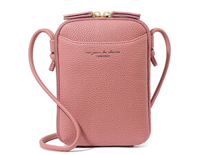 کیف دوشی زنانه زیپی طرح چرم TAOMICMIC D7078 Fashion Design Crossbody Bag