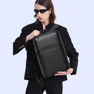 خرید کوله مسافرتی چرم بنج Bange BG-6625 Leather 15.6″ laptop Backpack