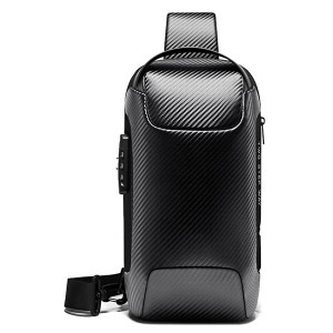 خرید کوله تک بند ضد سرقت و ضد آب بنج Bange 22085 plus Carbon Waterproof Crossbody Chest Bag