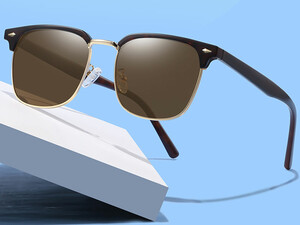 فروش عینک آفتابی پولاریزه karen bazaar LY2306 New men's business polarized sunglasses TR90m
