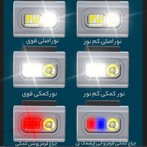 بهترین لامپ مغناطیسی چند منظوره شارژی ضدآب