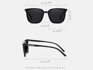 کیفیت عینک آفتابی پولاریزه karen bazaar CP3723 Polarized Sunglasses Large Frame Sunglasses TR Frame