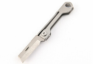 چاقو آنباکسینگ تیتانیومی تاشوی قابل آویز از دسته کلید