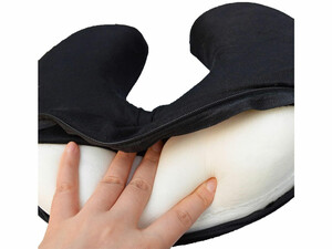 بالش گردنی U شکل حافظه دار سفری Memory Foam U Shape Travel Pillow Neck Support Cushion for Headrest