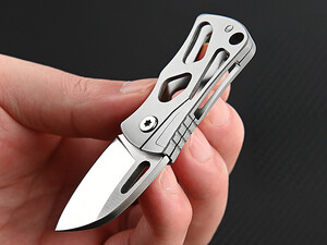کیفیت چاقو آنباکسینگ تاشوی قابل آویز به دسته کلید Self-Defense Knife Portable Keychain Unpacking Express Knife