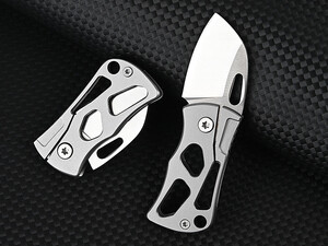 فروش چاقو آنباکسینگ تاشوی قابل آویز به دسته کلید Self-Defense Knife Portable Keychain Unpacking Express Knife