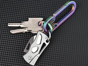 قیمت چاقو آنباکسینگ تاشوی قابل آویز به دسته کلید Self-Defense Knife Portable Keychain Unpacking Express Knife