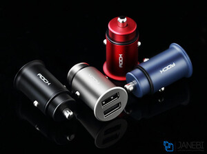 شارژر فندکی مینی راک Rock Metal Mini Car Charger