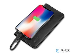 پاور بانک و کیف چرمی Zhuse ZS-PB-016 6800mAh Power Bank And Leather Bag