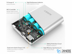 پاور بانک آکی Aukey PB-T1 10400mAh Power Bank