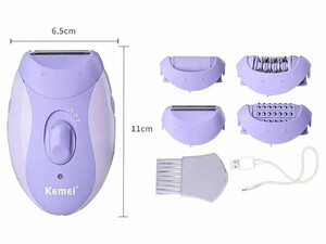 اپیلاتور چندکاره شارژی کیمی Kemei KM-6037 Rechargeable Women Epilator Electric
