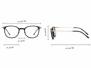 فروش عینک ضد نور آبی karen bazaar B2707 New beta titanium anti-blue light optical glasses