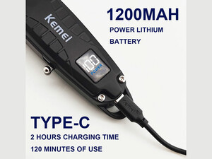 ماشین اصلاح موی سر و بدن شارژی کیمی Kemei Hair Trimmer Barber Clippers Km-2288