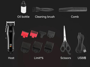 Kemei TOP-63 Rechargeable Trimmer Cordless Electric Shaver