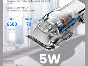 ریش تراش و ماشین اصلاح حرفه‌ای شارژی کیمی Kemei Electric Hair Trimmer Lithium Lon Powerful Beard KM-517