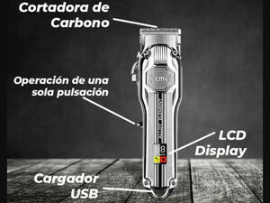 ریش تراش و ماشین اصلاح حرفه‌ای شارژی کیمی Kemei Electric Hair Trimmer Lithium Lon Powerful Beard KM-517