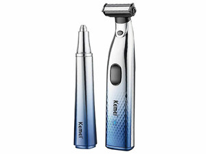 کیت ریش تراش و دستگاه اصلاح موی بینی و گوش کمی Portable Electric Nose Hair Trimmer Shaver Man Clean Razor Remover Kit