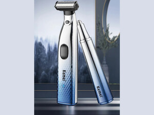 کیت ریش تراش و دستگاه اصلاح موی بینی و گوش کمی Portable Electric Nose Hair Trimmer Shaver Man Clean Razor Remover Kit
