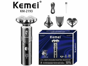 کیفیت ماشین اصلاح شارژی کیمی KEMEI Multifunction Cordless Electric Shaver TXD-KM-2193