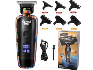 ماشین اصلاح موی سر و صورت شارژی کیمی Kemei Rechargeable Hair Trimmer KM-MAX5090