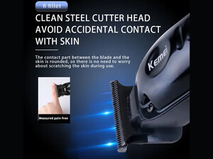 شیور اصلاح موی سر و صورت شارژی کیمی Kemei Hair Trimmer Professional Clipper KM-1578