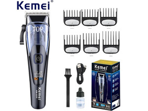 ماشین اصلاح موی سر و صورت شارژی کیمی Kemei Professional Electric Hair Trimmer KM-3235