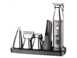 ست ماشین اصلاح موی سر، صورت و بدن شارژی کمی Kemei Hair Cutting Machine Barber KM-5857