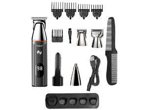 ست ماشین اصلاح موی سر، صورت و بدن شارژی کمی Kemei Hair Cutting Machine Barber KM-5857