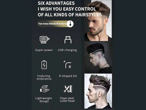 ماشین اصلاح موی سر و صورت شارژی کیمی Kemei Cordless Electric Hair Trimmer KM-2185