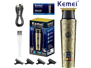 ماشین اصلاح موی سر و صورت شارژی کیمی Kemei Cordless Electric Hair Trimmer KM-2185