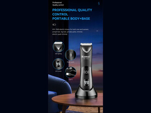 ماشین اصلاح ریش و موی سر شارژی کمی Kemei KM-1840 Electric Body Clipper Hair Trimmer