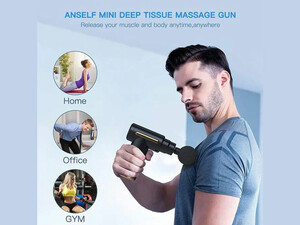 ماساژور تفنگی بدن پادوم Padom Massage Gun for Pain Relief with 4 Massage Heads