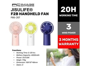 پنکه دستی جیزولایف مدل JISULIFE Handheld Mini Fan F2-B