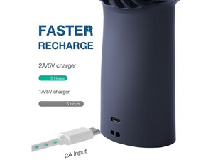 پنکه دستی جیزولایف مدل JISULIFE Handheld Mini Fan F2-B