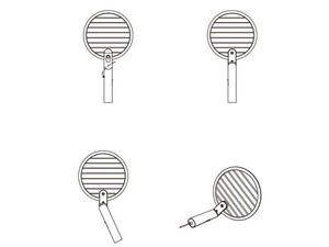 حشره کش قابل شارژ Sothing Mosquito Swatter-Net with Digital Display