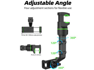 پایه نگهدارنده موبایل داخل خودرو  Universal Car Rearvie  Holder Cradle For Cell Phone