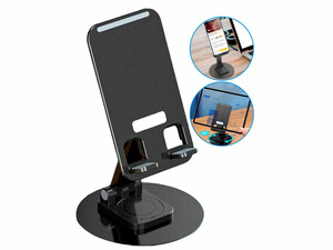 پایه نگهدارنده گوشی موبایل و تبلت رومیزی تاشو چرخشی ایکس او XO-C108 FOLDABLE DESKTOP PHONE STAND