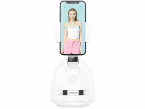 هولدر گوشی موبایل هوشمند با قابلیت ردیابی چهره یوسامز USAMS US-ZB239 Smart Face Tracking Phone Holder