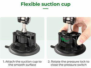 خرید هولدر موبایل داخل خودرو یونیورسال UNIVERSAL Ball Head Basic Sucker Arm for Phone